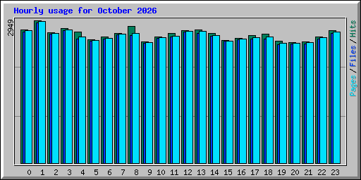 Hourly usage for October 2026